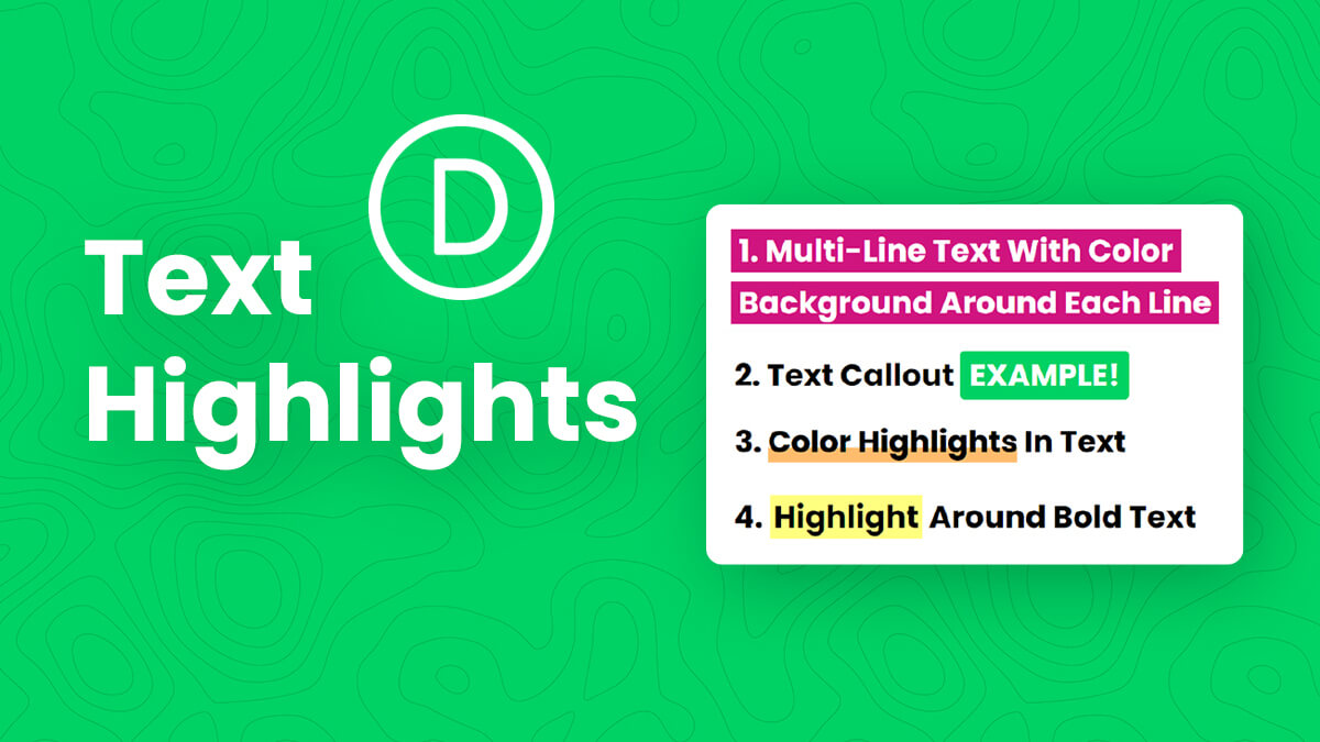 Style your texts with bold, underlines!