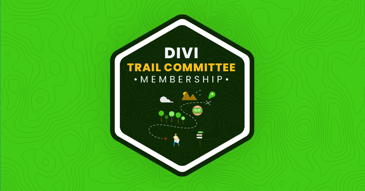 Divi Trail Committee Membership promotional graphic.
